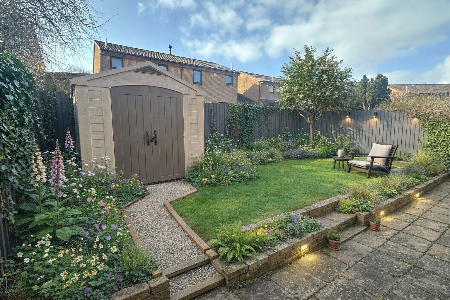 A Scottish neighbourhood garden — composed garden